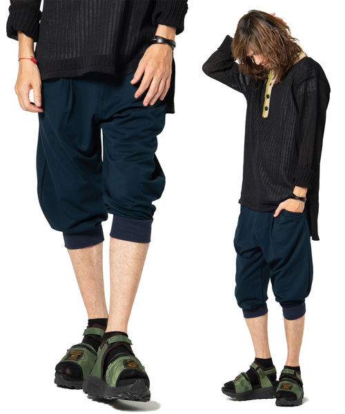 glamb(グラム)の「【glamb】カーソンストレッチクロップドパンツ(その他パンツ・メンズ・カーキ/ネイビー/ブラック・3/0/2/4/1)」の3枚目の写真