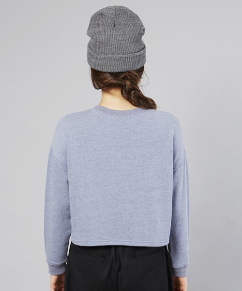 Another Edition（アナザーエディション）の「AE ｳﾗｹ LOGO+ｿｳｼｮｸ SRT PO（Tシャツ/カットソー・レディース・グレー/ワイン/ライトブルー・フリー）」の5枚目の写真