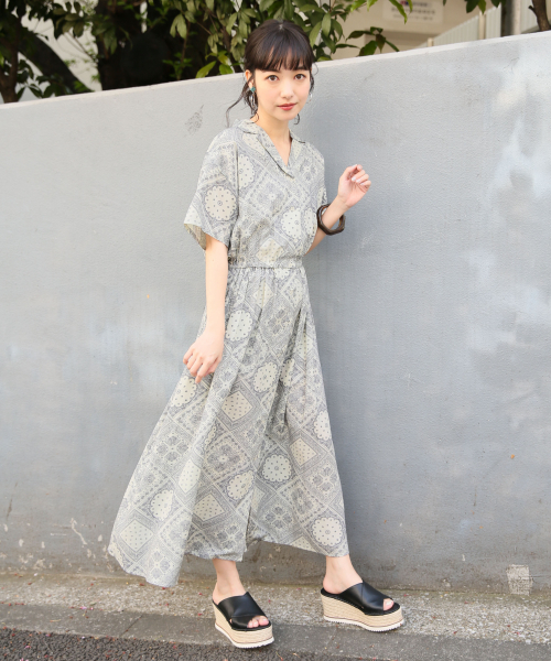 LOWRYS FARM（ローリーズファーム）の「コンビソールサンダル　826741（サンダル・レディース・ブラック/ブラウン・MEDIUM/LARGE）」の9枚目の写真