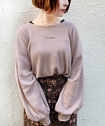 apres jour | ちびロゴワッフル袖ボリューム【ZOZOTOWN限定アイテム】(Tシャツ/カットソー)