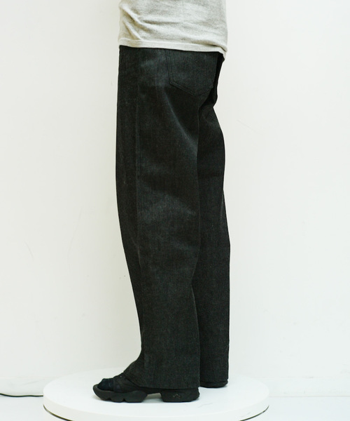 order（オーダー）の「order loose denim pants（デニムパンツ