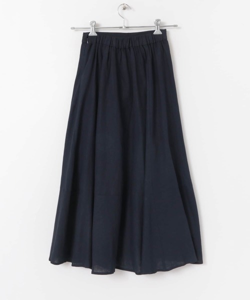 URBAN RESEARCH Sonny Label(アーバンリサーチサニーレーベル)の「リネンラップマキシスカート∴(スカート・レディース・イエロー/ネイビー・38/36)」の12枚目の写真
