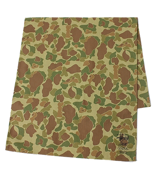 STUSSY Livin' GENERALSTORE カモ柄 ストール BEAUTY&YOUTH UNITED ARROWS（ビューティーアンドユース