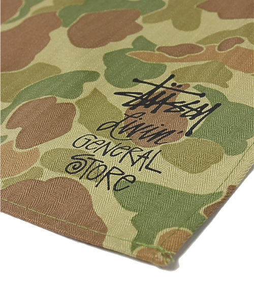 STUSSY Livin' GENERALSTORE カモ柄 ストール BEAUTY&YOUTH UNITED ARROWS（ビューティーアンドユース