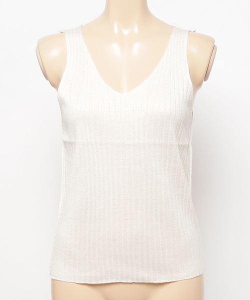 Frame（フレーム）の「Frame 12G綿タッチラメリブタンク（タンクトップ）」 WEAR