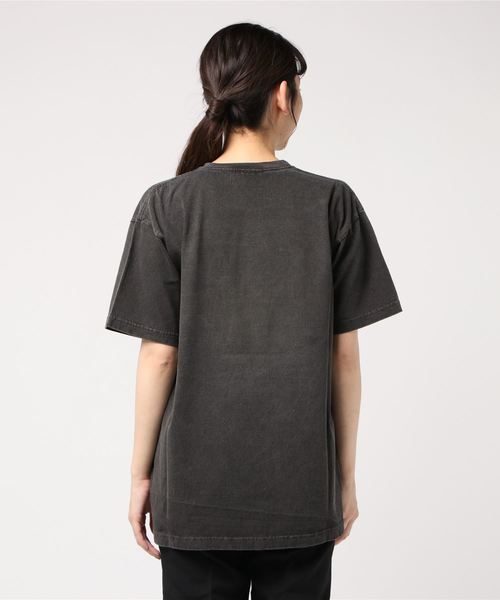 kha:ki(カーキ)の「「KHA:KI / カーキ」ヴィンテージピグメントTシャツ"VINTAGE BLACK TEE"(Tシャツ/カットソー・レディース・ブラック系その他2/ブラック系その他3・2/1)」の4枚目の写真
