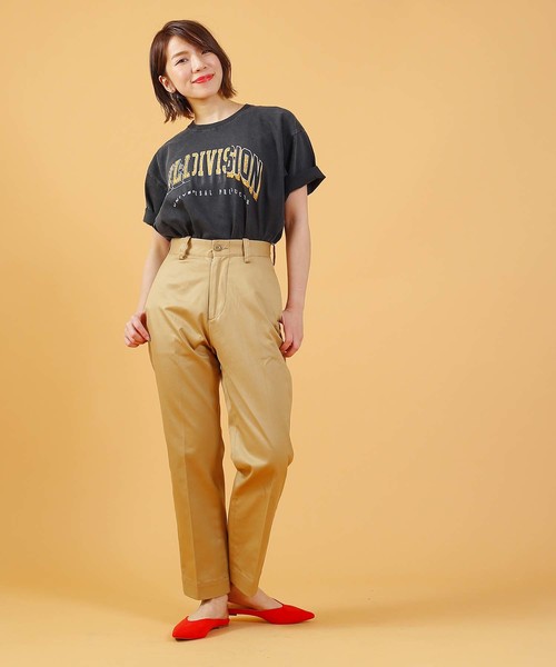 kha:ki(カーキ)の「「KHA:KI / カーキ」ヴィンテージピグメントTシャツ"VINTAGE BLACK TEE"(Tシャツ/カットソー・レディース・ブラック系その他2/ブラック系その他3・2/1)」の14枚目の写真
