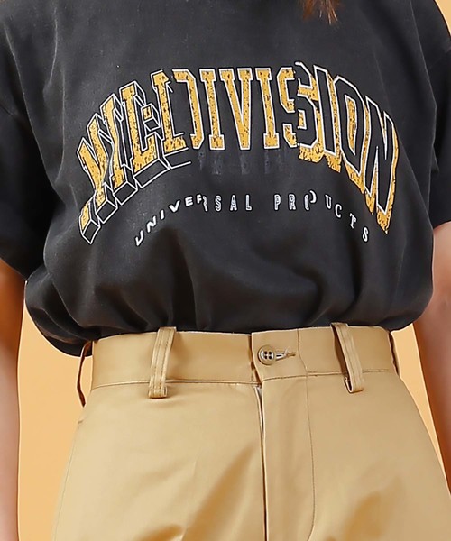 kha:ki(カーキ)の「「KHA:KI / カーキ」ヴィンテージピグメントTシャツ"VINTAGE BLACK TEE"(Tシャツ/カットソー・レディース・ブラック系その他2/ブラック系その他3・2/1)」の6枚目の写真