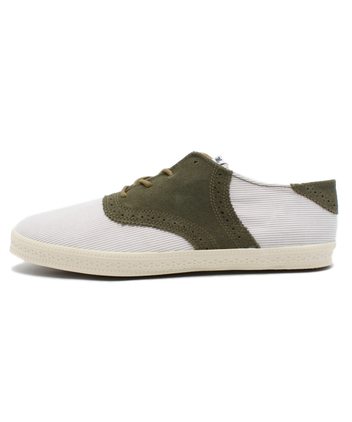 Admiral（アドミラル）の「【HAMNETT】アドミラルサイプラス2/ ローカットシューズ（スニーカー・メンズ・ベージュ/ライトブルー/レッド・LARGE/SMALL/MEDIUM）」の4枚目の写真