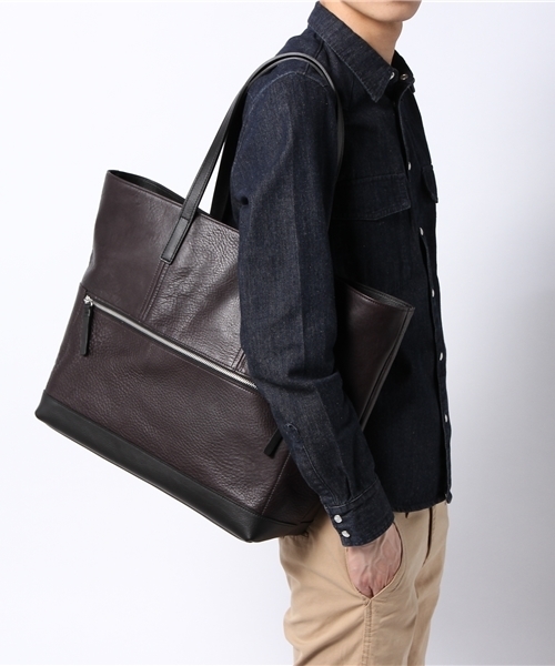 PORTER（ポーター）の「PORTER GRAB TOTE BAG <B印 YOSHIDA SELECT>（トートバッグ・メンズ・ブラック/ブラウン/オリーブ・ONE SIZE）」の14枚目の写真