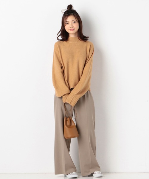 archives(アルシーヴ)の「ハイウエストストレートフレアワイドパンツ(その他パンツ・レディース・パープル/ブラウン/グレー系その他・MEDIUM)」の8枚目の写真