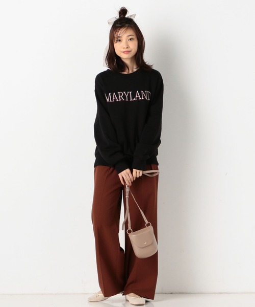 archives(アルシーヴ)の「ハイウエストストレートフレアワイドパンツ(その他パンツ・レディース・パープル/ブラウン/グレー系その他・MEDIUM)」の6枚目の写真