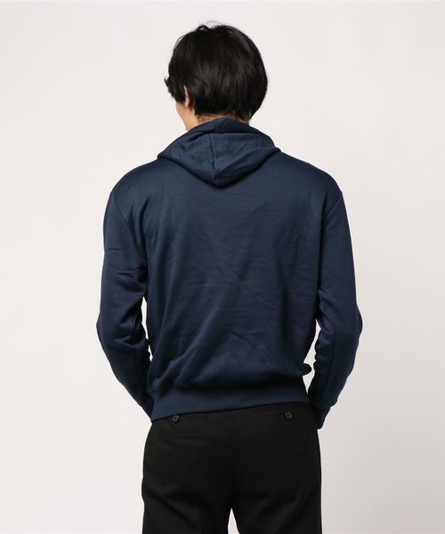 STYLEBLOCK（スタイルブロック）の「裏起毛星条旗柄サガラロゴ刺繍スウェットパーカー（パーカー・メンズ・ブラック/ネイビー/杢グレー・LL/M/L）」の5枚目の写真