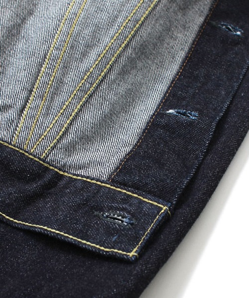 Denime（ドゥニーム）の「3RD TYPE　サードタイプデニムジャケット（デニムジャケット・メンズ・ワンウォッシュ・SMALL/MEDIUM/LARGE/X-LARGE）」の6枚目の写真