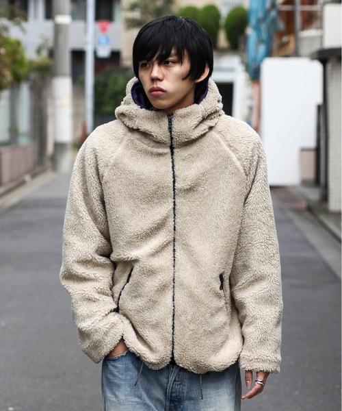 【新品】Ameri オリーブ ボア リバーシブル　レザージャケット 新品】Ameri オリーブ ボア リバーシブル レザージャケット