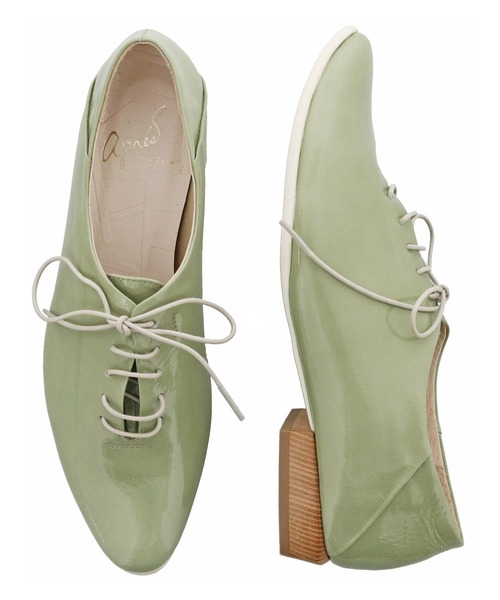 apres(アプレ)の「〈apres(アプレ)〉レースアップシューズ(ドレスシューズ・レディース・ホワイト/ブラック/ライトグリーン/シルバー・22.5cm/23.5cm/24.5cm/23.0cm/24.0cm)」の8枚目の写真