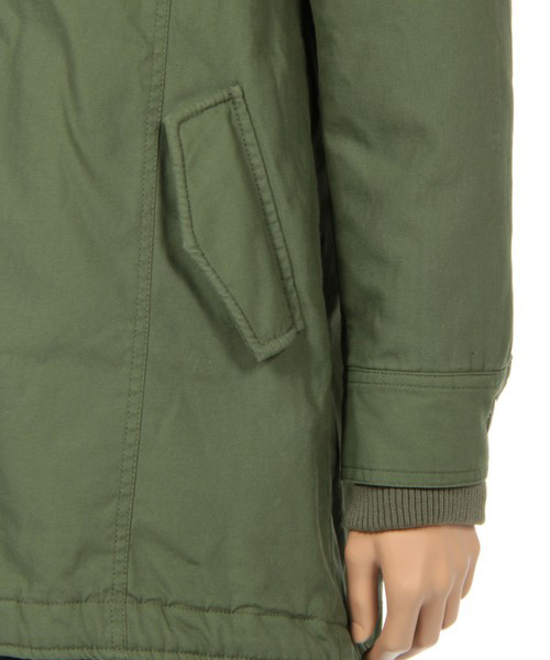 VENCEEXCHANGE（ヴァンスエクスチェンジ）の「ミリタリーモッズコート（モッズコート・メンズ・オリーブ・LARGE/MEDIUM）」の14枚目の写真