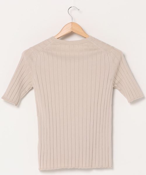 SUNSPEL（サンスペル）の「SUNSPEL / WOMEN’S WIDE RIB COTTON（ニット/セーター・レディース・ブラック/アイボリー・2）」の17枚目の写真