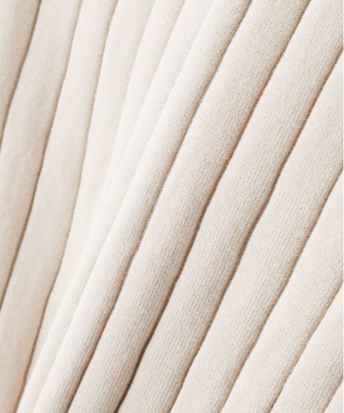 SUNSPEL（サンスペル）の「SUNSPEL / WOMEN’S WIDE RIB COTTON（ニット/セーター・レディース・ブラック/アイボリー・2）」の11枚目の写真