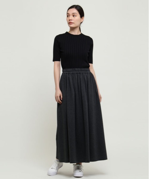 SUNSPEL（サンスペル）の「SUNSPEL / WOMEN’S WIDE RIB COTTON（ニット/セーター・レディース・ブラック/アイボリー・2）」の13枚目の写真