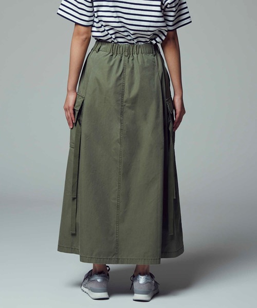 BACK NUMBER（バックナンバー）の「【BACK NUMBER】リップカーゴスカート（スカート・レディース・ベージュ/オリーブ・M/L）」の21枚目の写真