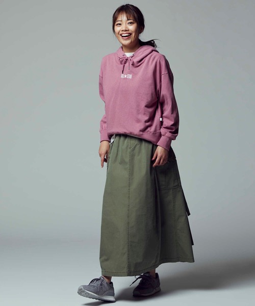 BACK NUMBER（バックナンバー）の「【BACK NUMBER】リップカーゴスカート（スカート・レディース・ベージュ/オリーブ・M/L）」の20枚目の写真