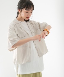 LOWRYS FARM | ショートカイキンシャツ　879000(シャツ/ブラウス)