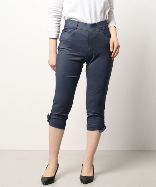 リボンクロップドパンツ リボンクロップドパンツ/Ribbon Cropped Pants | FICTION TOKY