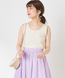 natural couture | ２ＷＡＹワイドリブタンク(タンクトップ)