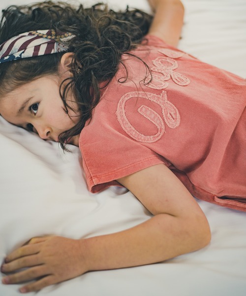 RADCHAP（ラッドチャップ）の「【ペア】ピグメントワンピース（ワンピース・キッズ・オレンジ/ブルー・90cm/100cm/110cm/120cm/130cm/140cm/150cm）」の5枚目の写真