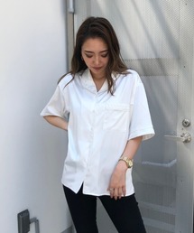 ENVYM | サテンパイピングＳＨ(シャツ/ブラウス)