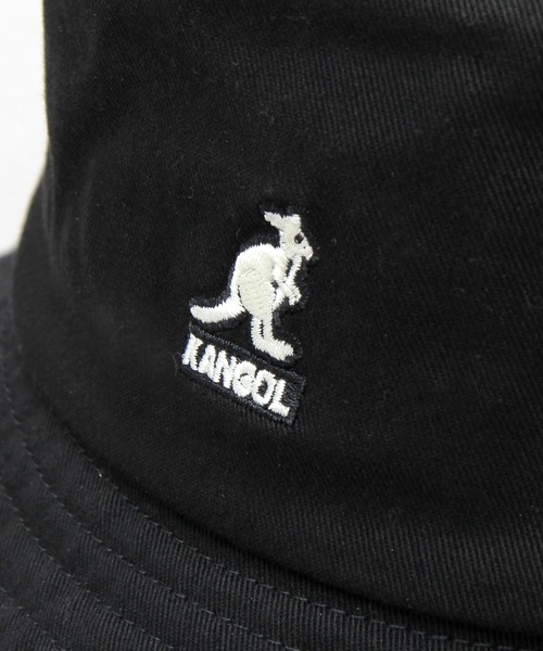 KANGOL（カンゴール）の「【 KANGOL / カンゴール 】 ウォッシュド キャンバス バケットハット（ハット・メンズ・ホワイト/ブラック/ベージュ・L）」の10枚目の写真