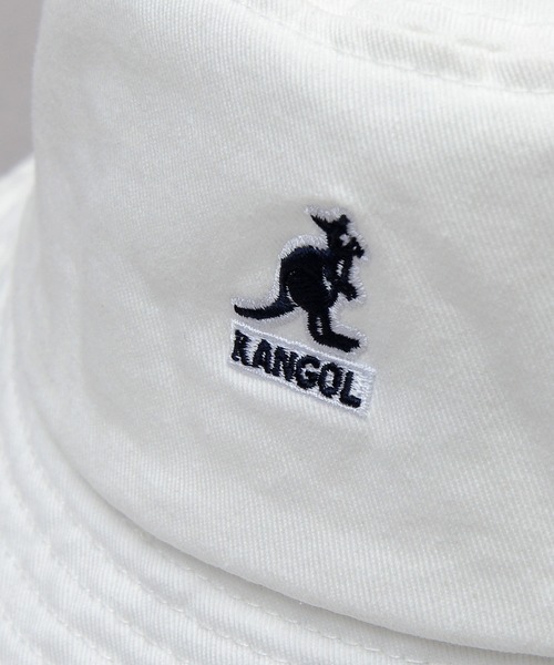 KANGOL（カンゴール）の「【 KANGOL / カンゴール 】 ウォッシュド キャンバス バケットハット（ハット・メンズ・ホワイト/ブラック/ベージュ・L）」の17枚目の写真
