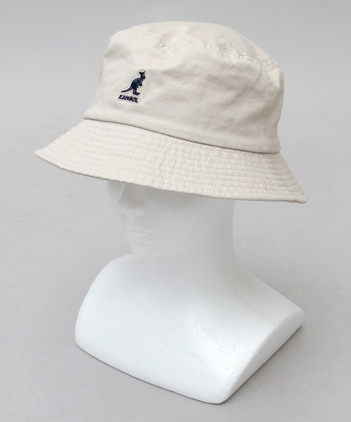 KANGOL（カンゴール）の「【 KANGOL / カンゴール 】 ウォッシュド キャンバス バケットハット（ハット・メンズ・ホワイト/ブラック/ベージュ・L）」の21枚目の写真