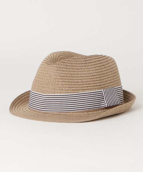 Kids Foret（キッズフォーレ）の「洗えるたためる中折れ帽子（ハット・キッズ・ブラウン/ネイビー/ベージュ・54/56/50/52/48）」の2枚目の写真