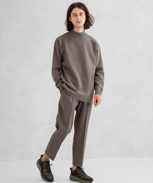 UNITED TOKYO（ユナイテッドトウキョウ）の「ミラノリブモックネックネックニット（ニット/セーター・メンズ・グリーン/ホワイト/ベージュ/インディゴブルー/ブラック/カーキ・3/1/2）」の18枚目の写真