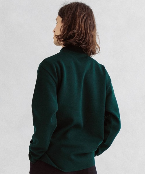 UNITED TOKYO（ユナイテッドトウキョウ）の「ミラノリブモックネックネックニット（ニット/セーター・メンズ・グリーン/ホワイト/ベージュ/インディゴブルー/ブラック/カーキ・3/1/2）」の12枚目の写真