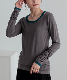 osharewalker | 『レイヤード風ミリオンホット指穴ロンT』(Tシャツ/カットソー)