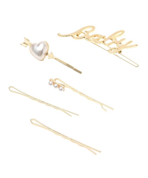 セール】BABYヘアピン5本セット（その他ヘアアクセサリー）｜PINK