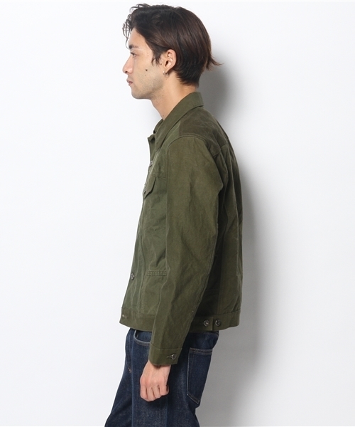 fennica Men's（フェニカメンズ）の「MONITALY / Trucker Jacket（その他アウター・メンズ・グリーン系その他・38/36）」の3枚目の写真