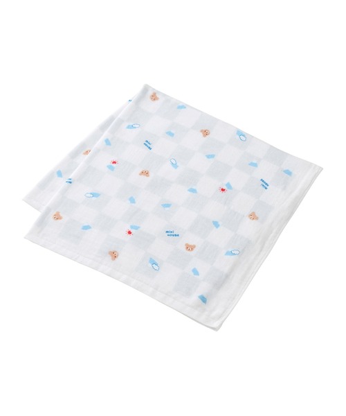 MIKI HOUSE（ミキハウス）の「ガーゼバスタオル（その他ベビー用品・キッズ・ホワイト/ピンク/イエロー/ブルー/マルチ・ONE SIZE）」の9枚目の写真