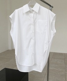 chuclla | 【chuclla】【2021/SS】Oversize cotton French-sleeve shirt sb-5 chw1435(シャツ/ブラウス)