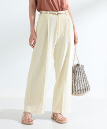 Ray BEAMS | Ray BEAMS / ジョーゼット カラー パンツ(スラックス)