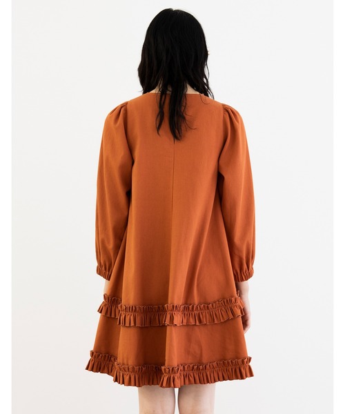 Little sunny bite(リトルサニーバイト)の「Frill girly dress(ワンピース・レディース・ブラック/オレンジ/ブルー・SMALL/MEDIUM)」の20枚目の写真