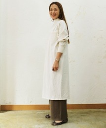 Goodwear(Since1983)（グッドウェア）の「【MADE IN USA】L/S MOCK ONEPIECE LONG  / ロングスリーブ モックネックワンピース ロング（ワンピース）」