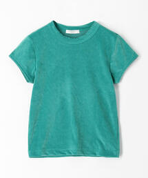 トリアセテートポリエステルベロア ショートプルオーバー