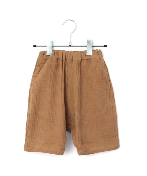 MAKE YOUR DAY（メイクユアデイ）の「ガーゼモナコパンツ■80～140cm（その他パンツ・キッズ・チャコールグレー/ブラウン/ベージュ・120/130/80/90/100/110/140）」の2枚目の写真