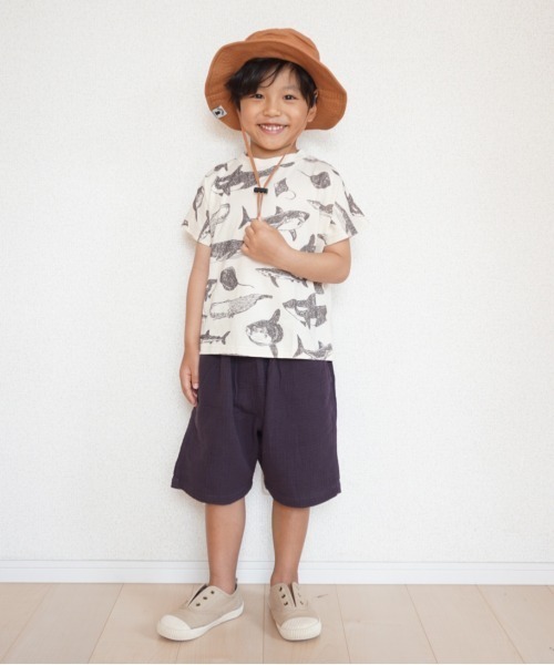 MAKE YOUR DAY（メイクユアデイ）の「ガーゼモナコパンツ■80～140cm（その他パンツ・キッズ・チャコールグレー/ブラウン/ベージュ・120/130/80/90/100/110/140）」の11枚目の写真