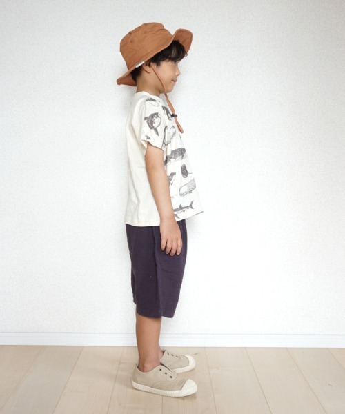 MAKE YOUR DAY（メイクユアデイ）の「ガーゼモナコパンツ■80～140cm（その他パンツ・キッズ・チャコールグレー/ブラウン/ベージュ・120/130/80/90/100/110/140）」の13枚目の写真