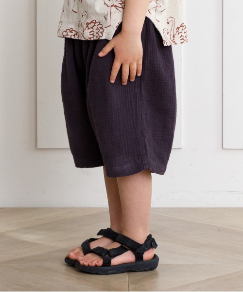 MAKE YOUR DAY（メイクユアデイ）の「ガーゼモナコパンツ■80～140cm（その他パンツ・キッズ・チャコールグレー/ブラウン/ベージュ・120/130/80/90/100/110/140）」の12枚目の写真